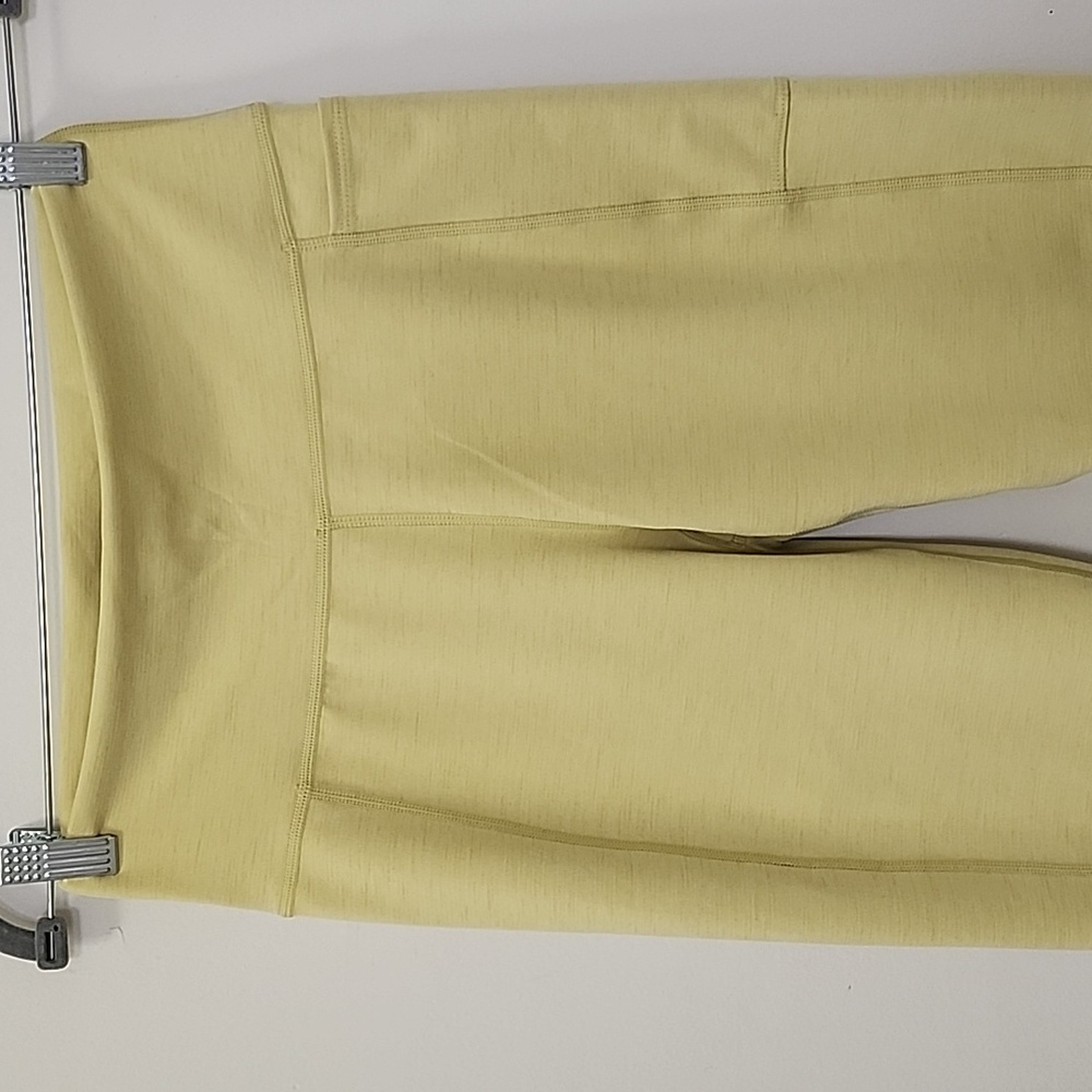 Sweaty Betty Super Sculpt 7/8 Length Leggings yellow Green Size Medium - Picture 3 of 16